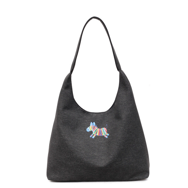Süße Hundethemen-Schultertasche
