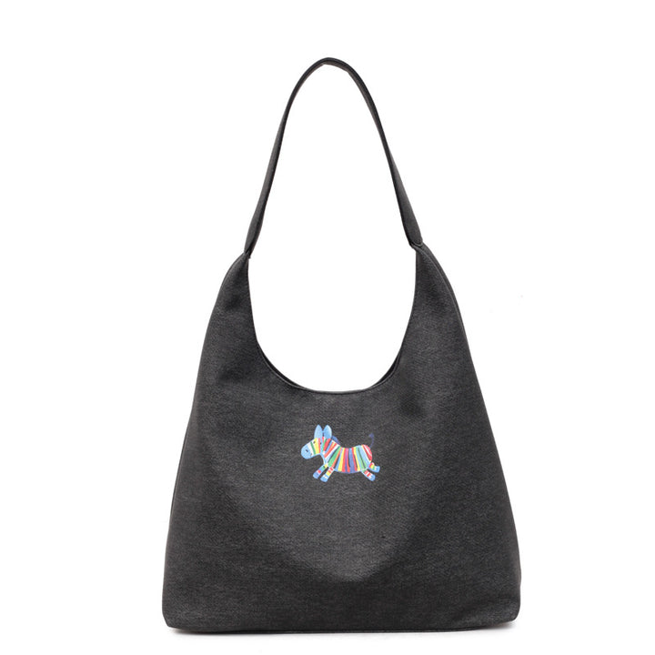 Süße Hundethemen-Schultertasche