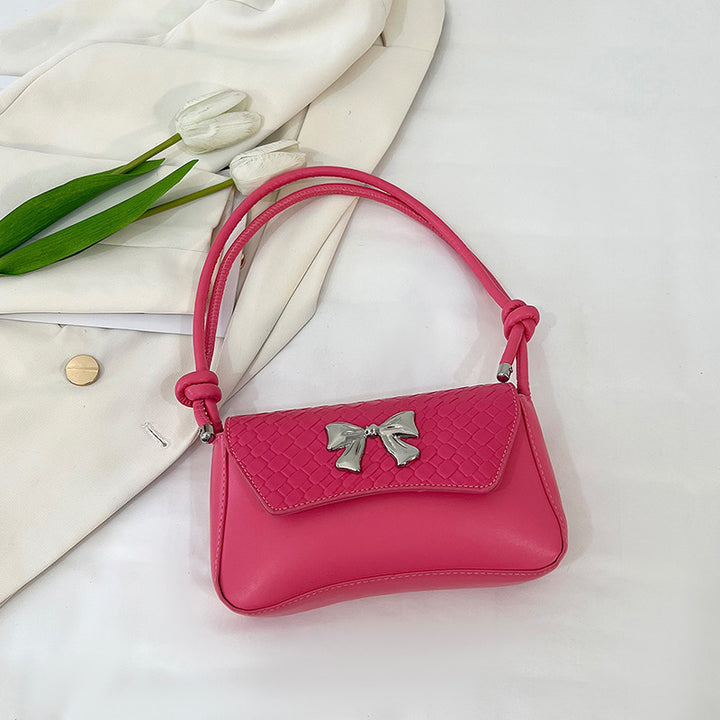 Chic Bow-Detail Handheld Clutch Bag Karnz