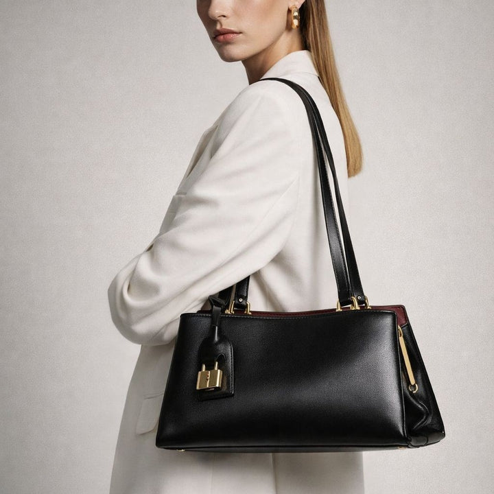 Elegante Metall Handtasche