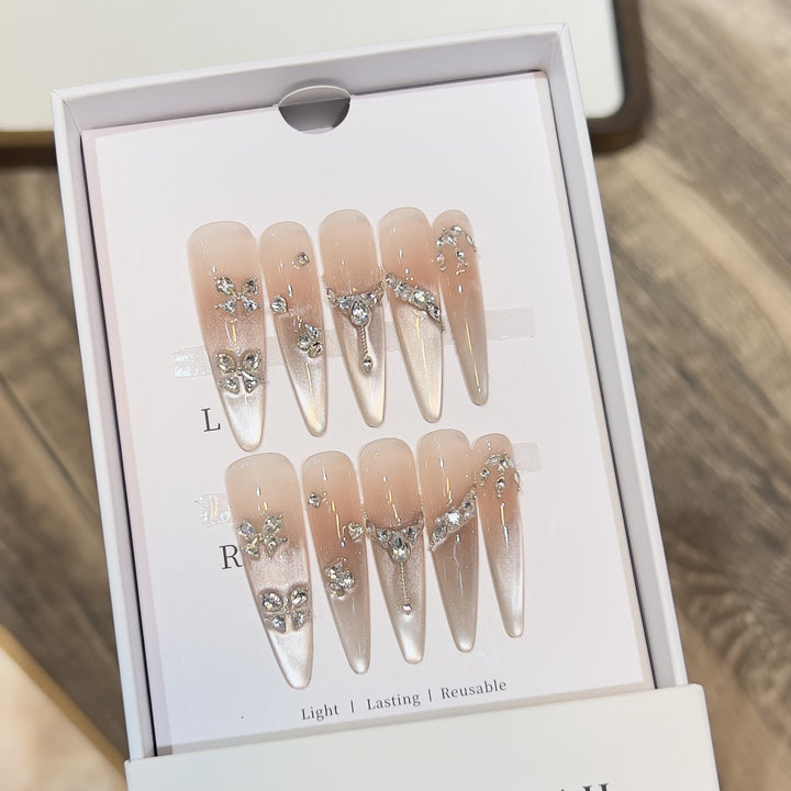 Wiederverwendbare Stiletto Nagelspitzen Karnz