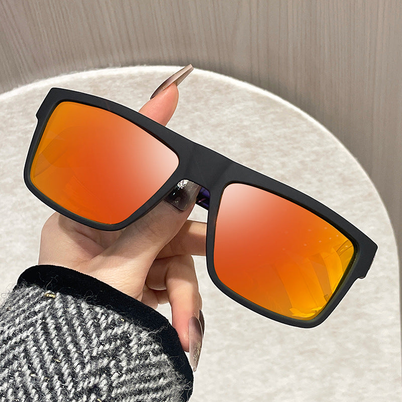 Damen modische Sonnenbrille im geometrischen Design Karnz