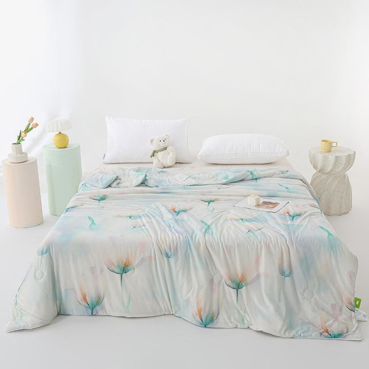Damen Blumenmuster Tagesdecke Karnz