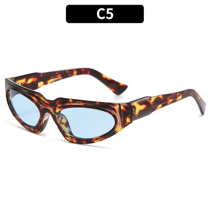 Elegante Retro Shield Sonnenbrille
