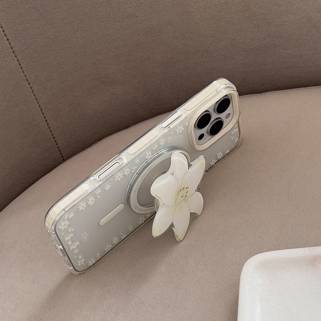 Luxus Handspiegel im floralen Design Karnz