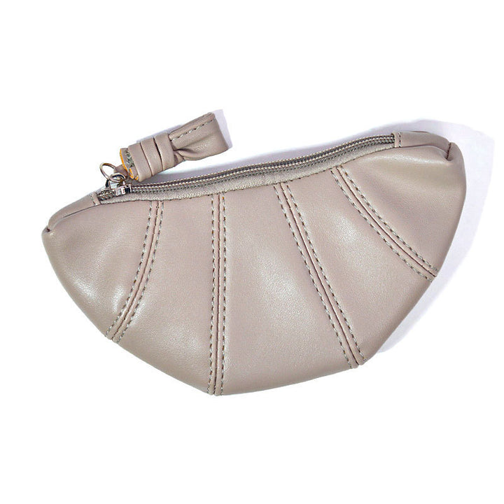 Stilvolle Leder Münztasche
