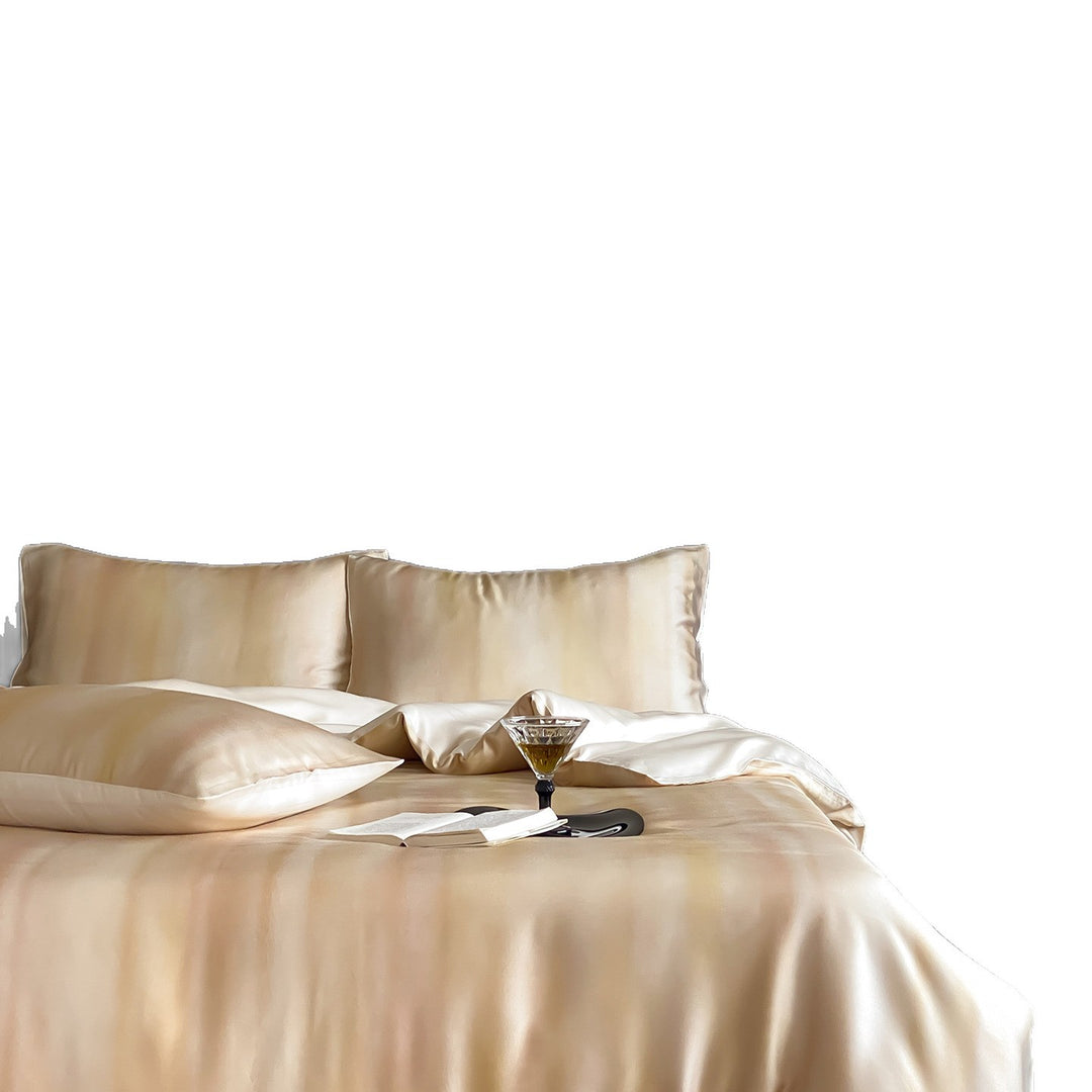 Luxuriöses Satin-Bettwäsche-Set mit seidig-glattem Finish und atmungsaktiver Komfortlage
