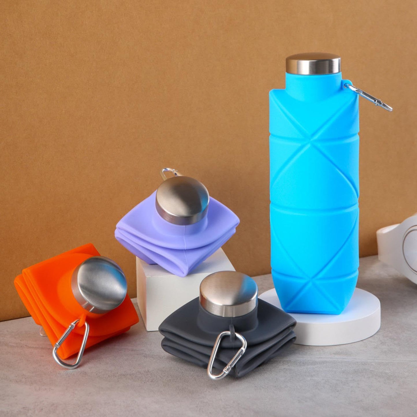 Damen faltbare Silikon Trinkflasche Karnz