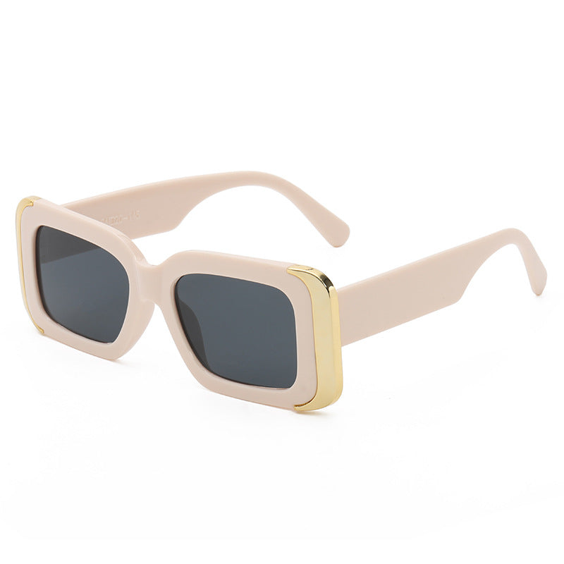 Damen Oversized-Sonnenbrille im modernen Animal-Print-Design Karnz