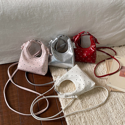 WoCute Herz-Muster Mini Schultertasche Karnz