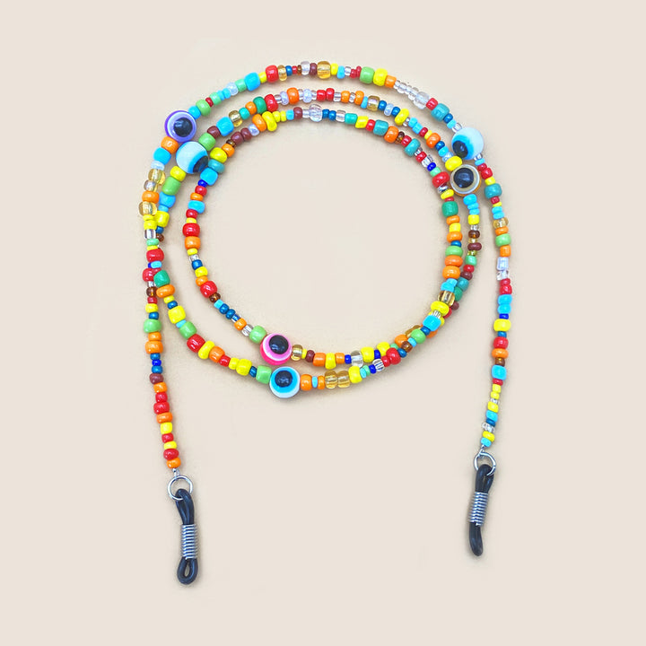 Bunte Perlen Brillenhalter Karnz