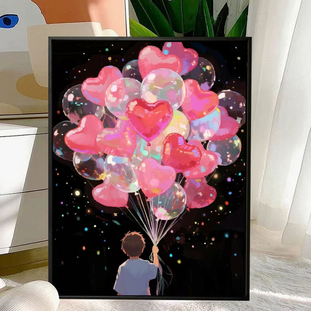 Charmante Florale Bouquet Leinwandkunst Karnz
