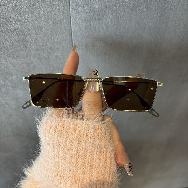 Chic Minimalistische Quadratische Sonnenbrille Karnz