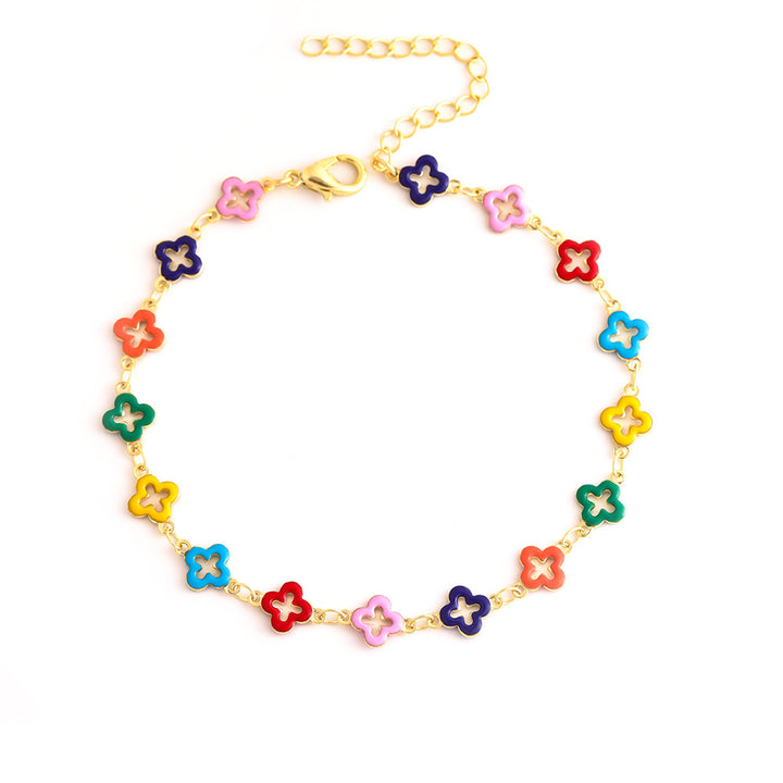 Bunte Stern Charm Fußkette Karnz 1788164326