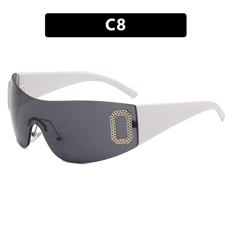 Damen sportliche modische Sonnenbrille mit elegantem Design und UV-Schutz Karnz