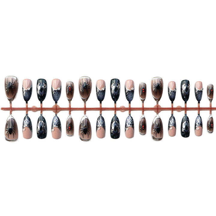 Premium Halloween-Themen Press-On Nagelkunst