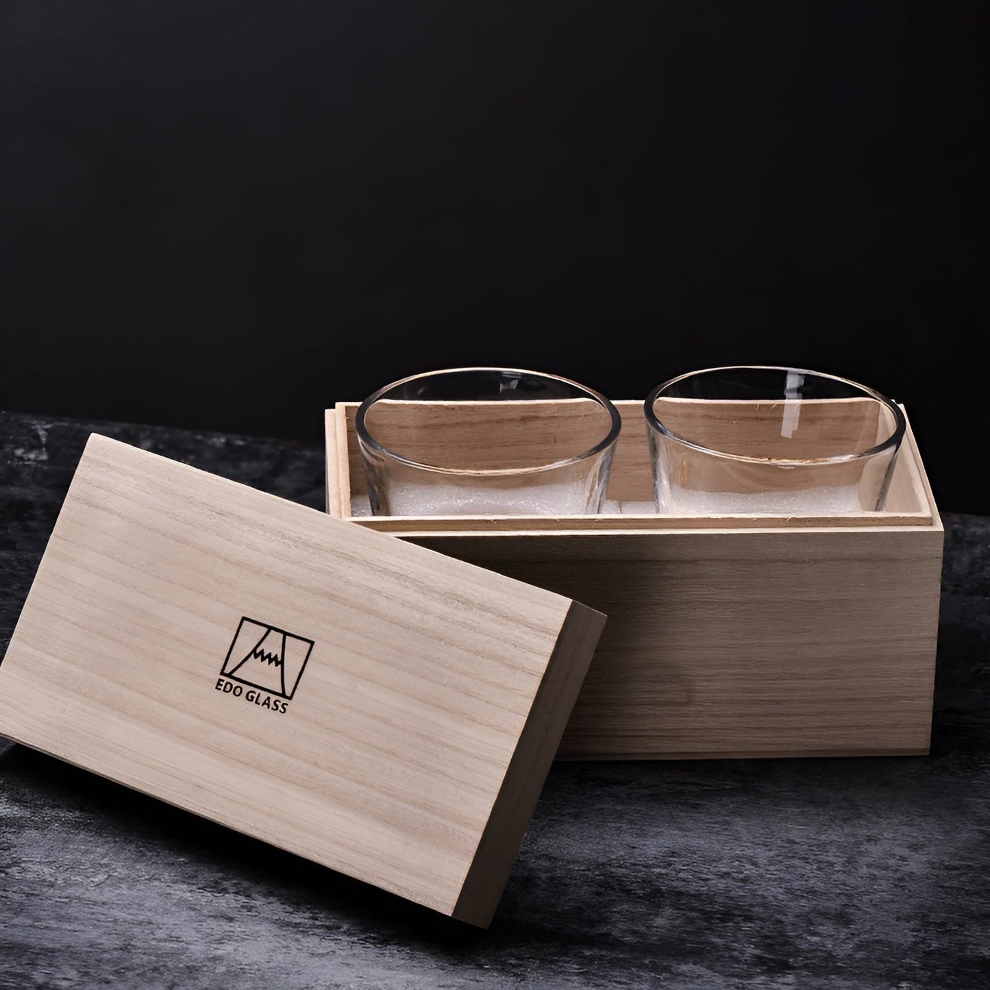 Whiskeygläser mit Mount Fuji Design – Elegantes Set für Kenner | Karnz
