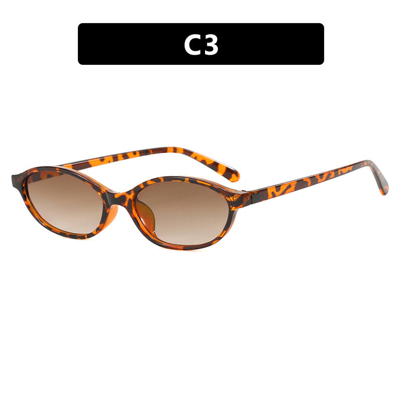 Damen modische Sonnenbrille mit elegantem ovalen Rahmen und UV-Schutz Karnz