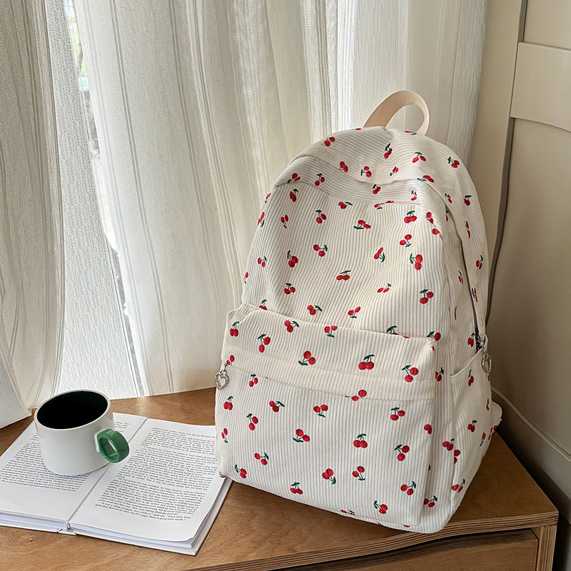 Blumengemusterter Freizeitrucksack Karnz