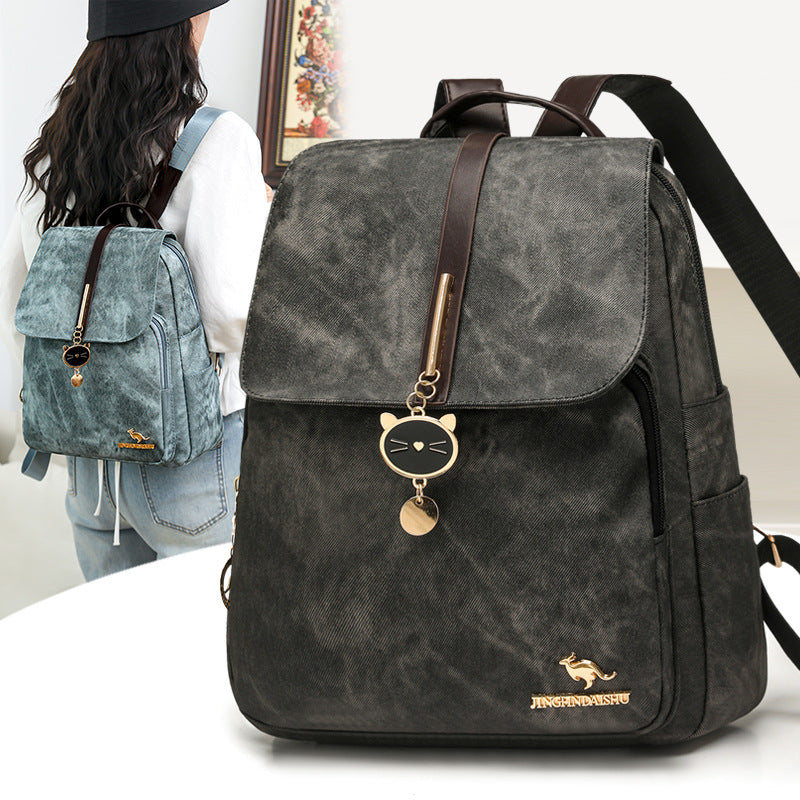 Vintage-inspirierter Canvas-Rucksack Karnz