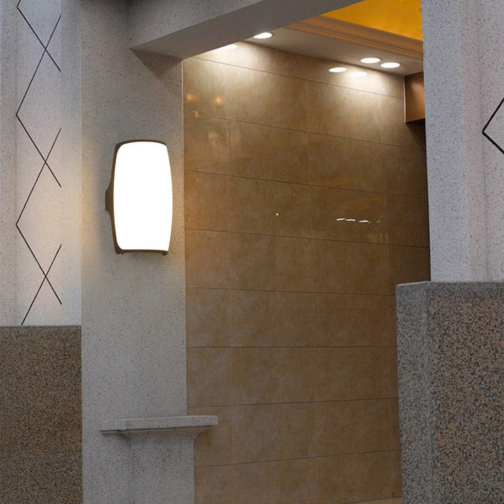 Wasserdichte Acrylgewölbte Shade LED Außenwandleuchte | Karnz