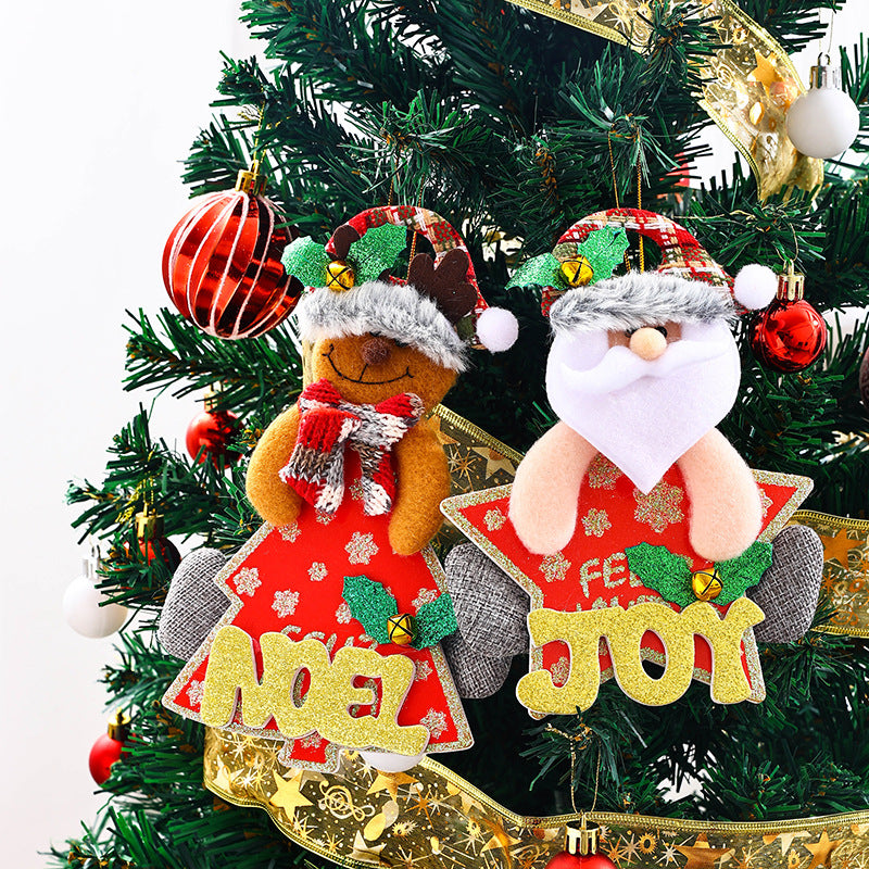 Dekorative Weihnachtsfigur in Schneemann-Design Karnz