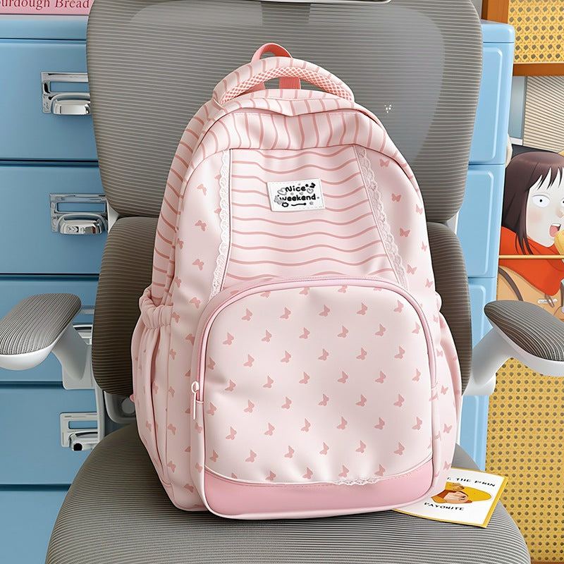 Verspielt Schmetterling-Themen Schulrucksack Karnz