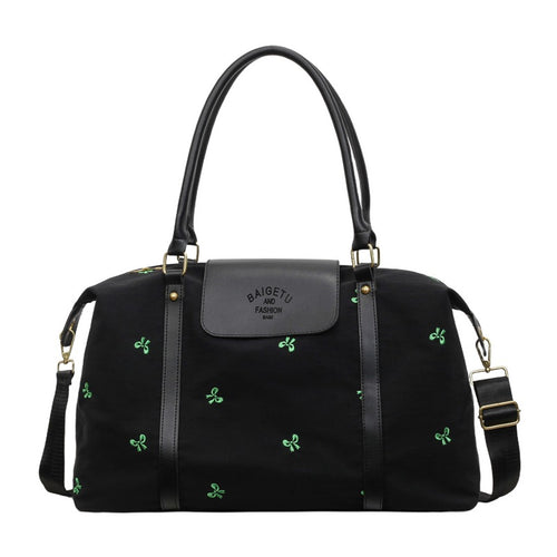 Stylische bestickte Reisetasche