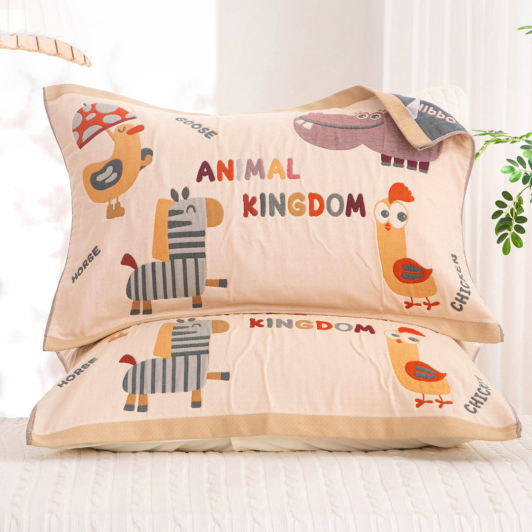Damen Kissenbezüge mit fröhlichem Patchwork-Motiv Karnz