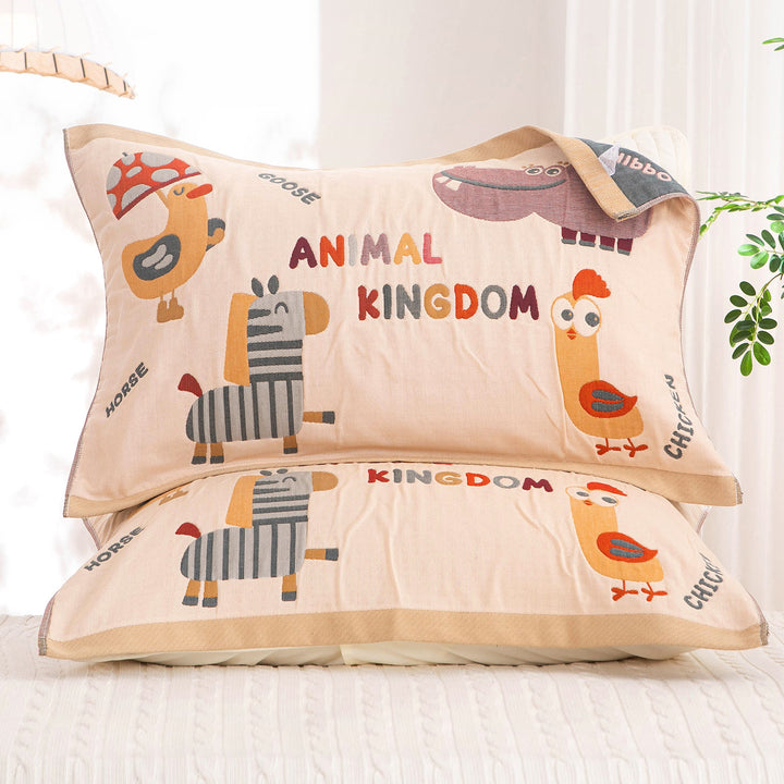 Damen Kissenbezüge mit fröhlichem Patchwork-Motiv Karnz