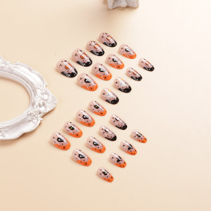 Halloween-Themen Press-On Nagelkunstset Karnz