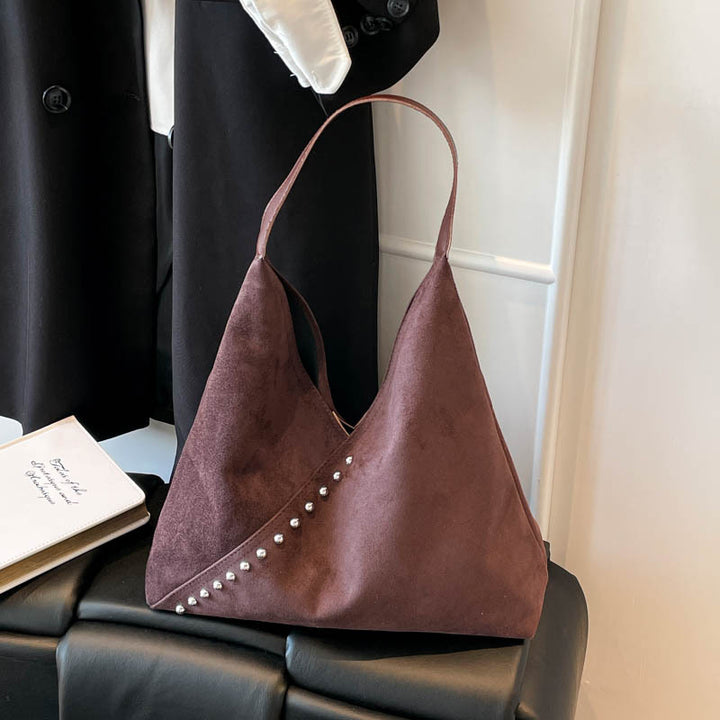 WoUnique Textured Suede Hobo Tasche Karnz