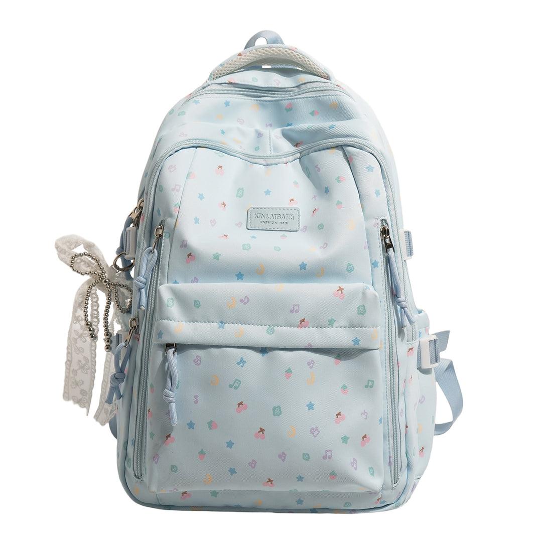 Stylischer Multi-Taschen-Rucksack mit dekorativen Akzenten Karnz