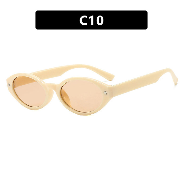 Damen Cat-Eye Sonnenbrille mit elegantem Tragetaschen-Design Karnz