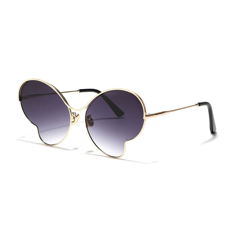 Damen extravagant designte Schmetterlingsbrille Karnz