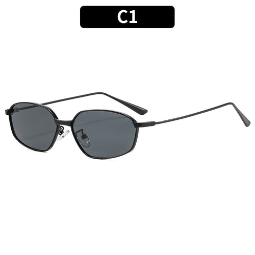 Elegante geometrische Rahmen Sonnenbrille