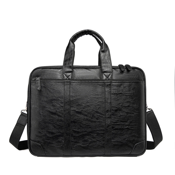 Klassische Leder Business Laptop Aktentasche Karnz