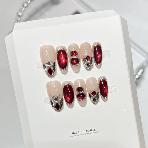 Dekoratives Glam Nagelset
