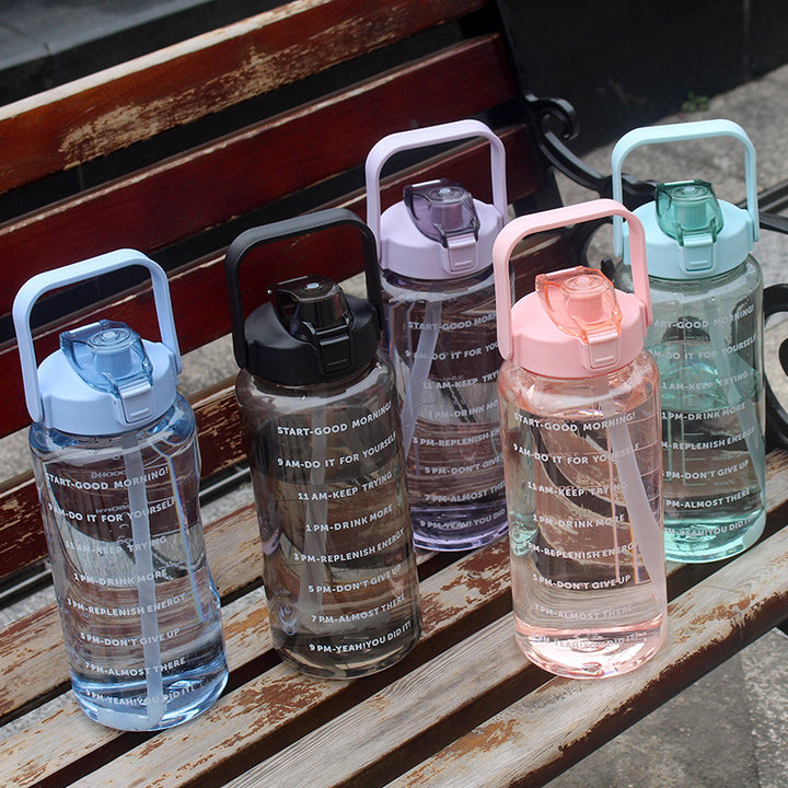 Damen Motivierende Trinkflasche Karnz