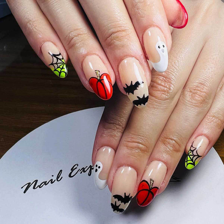 Halloween-Themen Nagelkunst Set