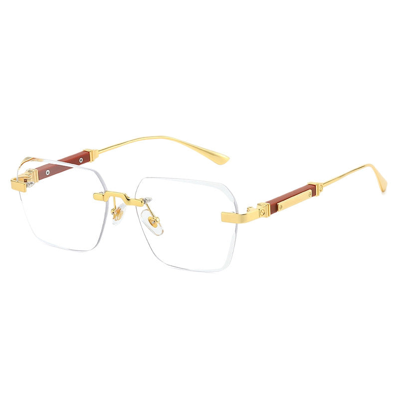 Damen modische Sonnenbrille mit stylischem quadratischen Rahmen Karnz