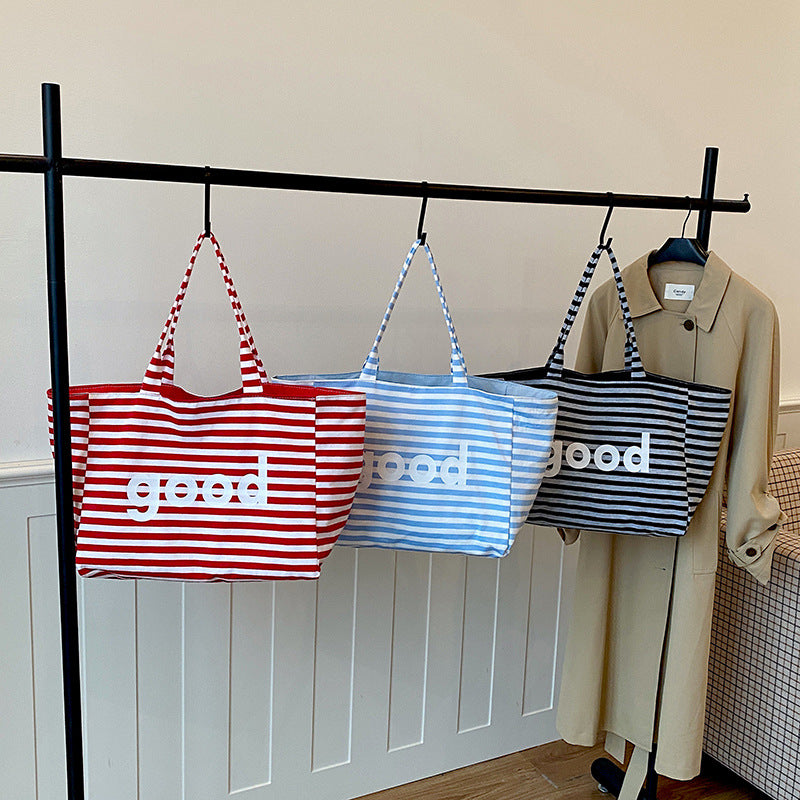 WoSpacious Canvas Strandtas Karnz