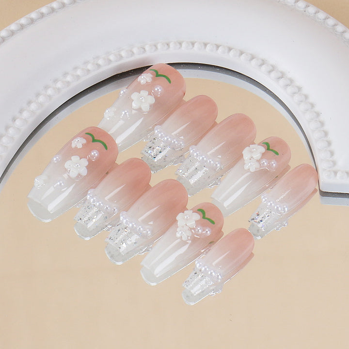 Acrylic Stiletto Press-On Nägel Karnz