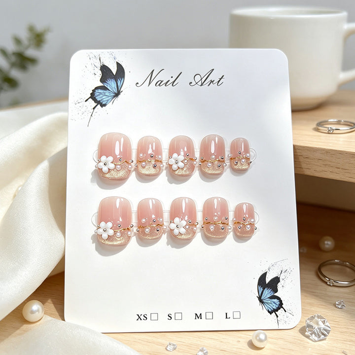 Dekoratives Floral-Nagelkunst-Set Karnz