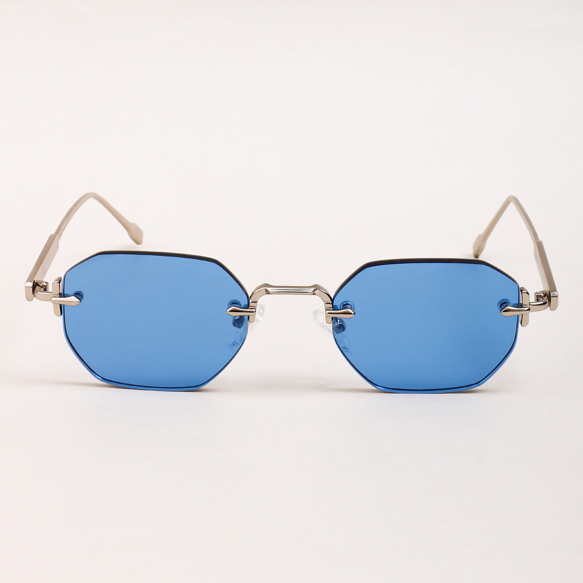 Damen Sonnenbrille mit elegantem achteckigen Rahmen und komfortablen Nasenpads Karnz
