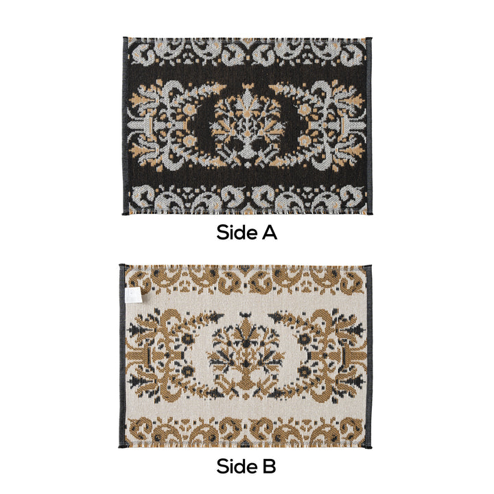 Wendbarer Jacquard-Schal mit ornamentaler Webstruktur Karnz