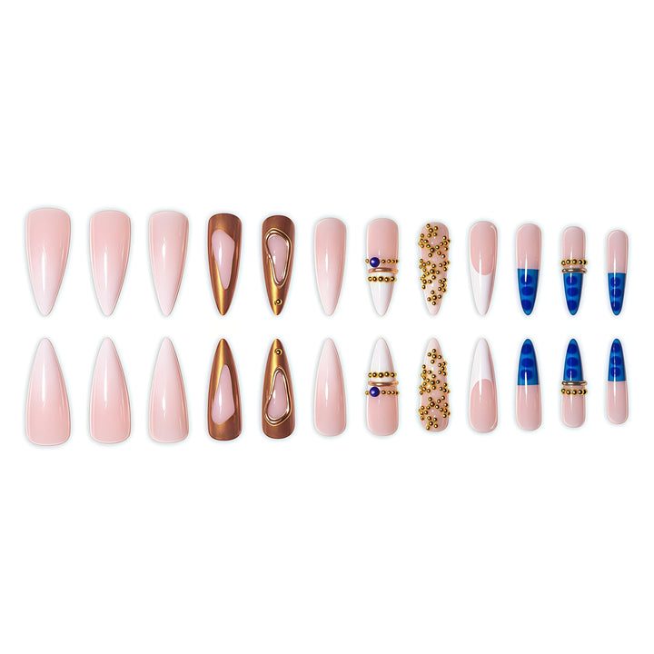 Künstlerische Glamour Nagelverlängerungen Karnz