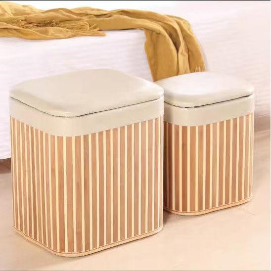 Multifunktionale Sitzhocker Aus Natürlichem Material Karnz
