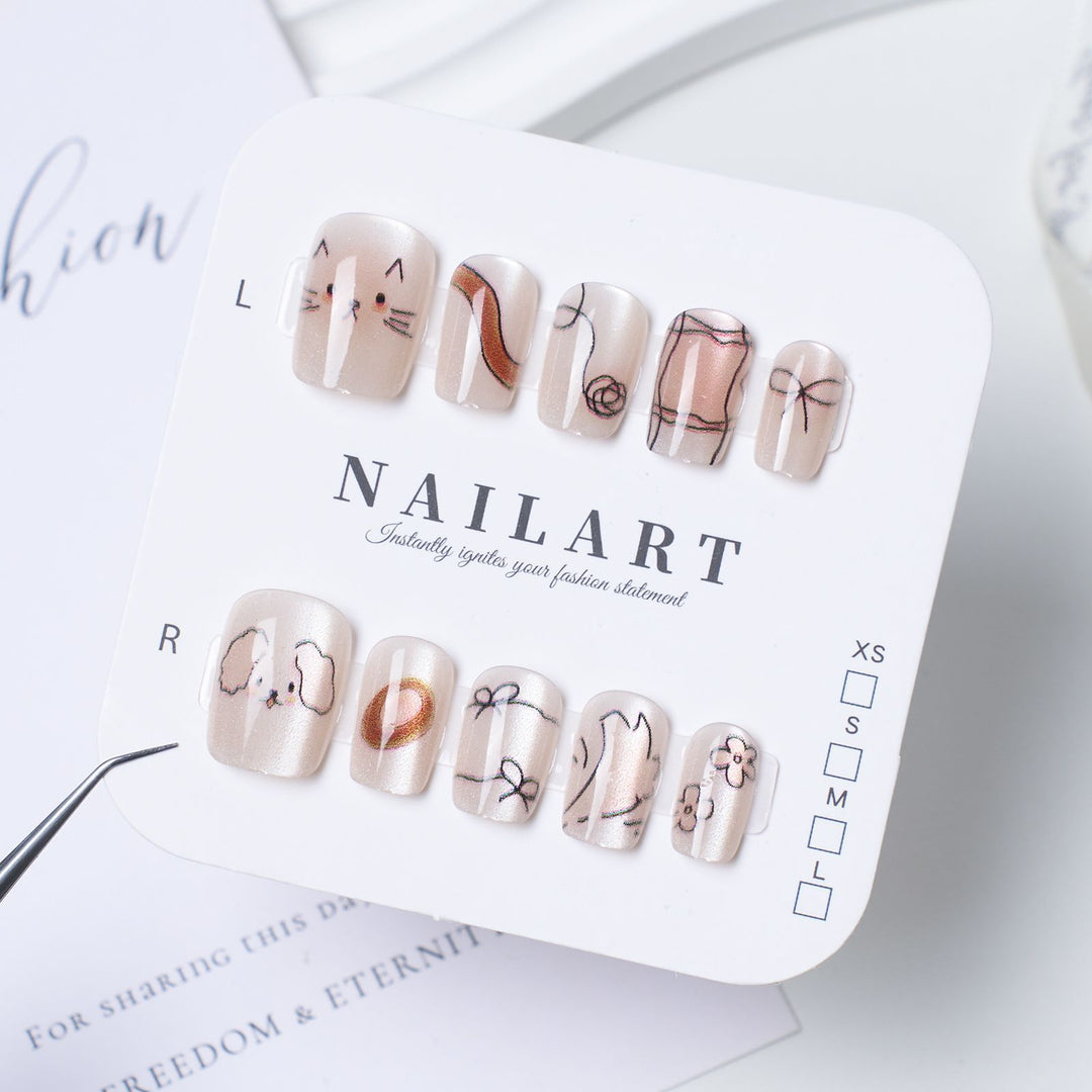 Verspielt Press-On Nagel Set Karnz