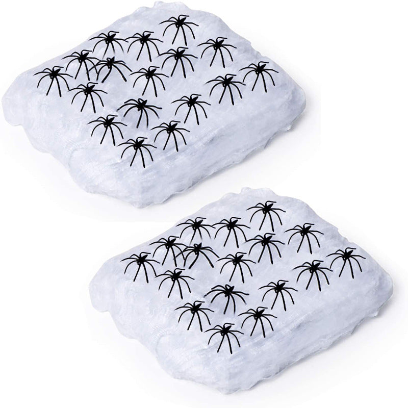 Dekoratives Baumspinnen-Netz Glow-In-The-Dark Set Karnz